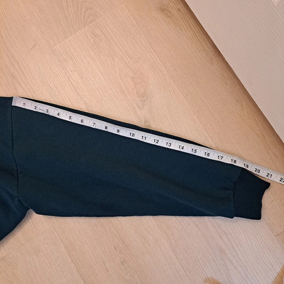 Vintage Morning Sun Green Red Birds Snow Christmas Pullover Sweatshirt Size XL - Picture 7 of 9